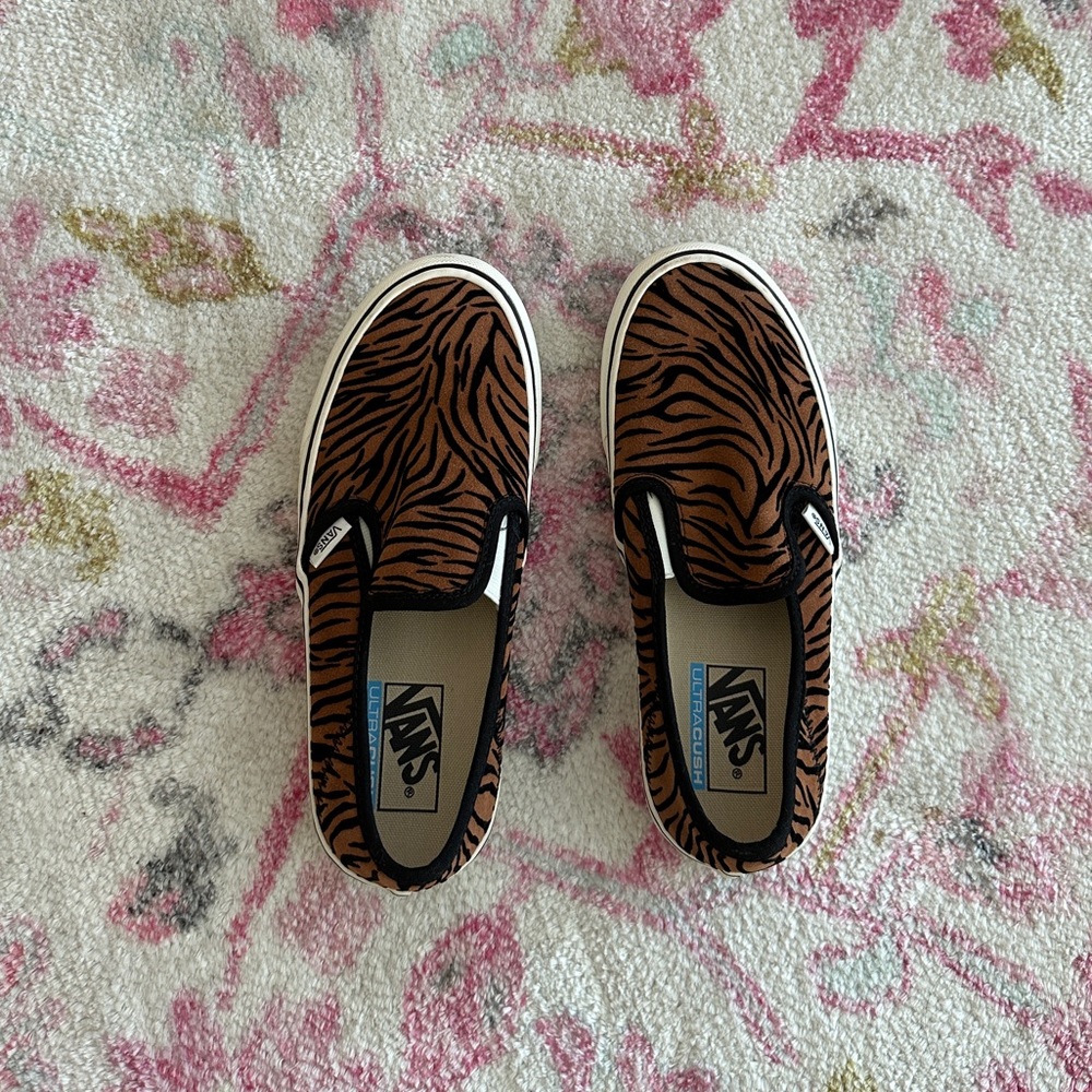 Vans Tiger Stripe Slip-On Shoes